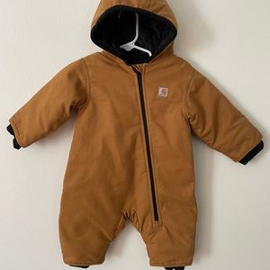 Carhartt Brown Duck Insulated Snowsuit